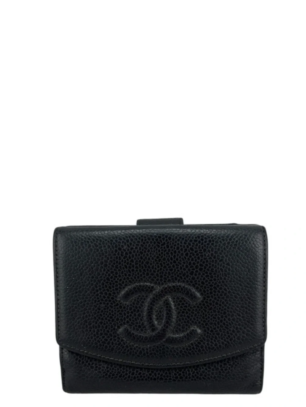 Chanel Caviar Timeless CC Compact Wallet